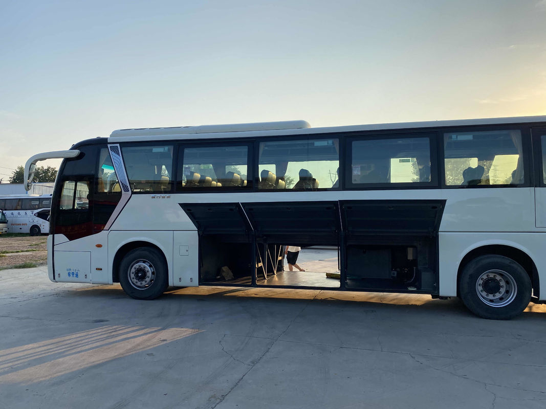 New Type Coach Bus Golden Dragon XML6122 52 Luxury Seats Double Doors Used Passenger Bus 12meter LHD