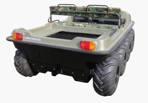 Off Road 8X8 All Terrain Amphibious Vehicles Suitable For Both Land And Water