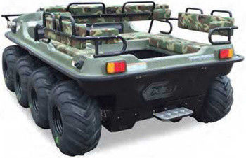 Off Road 8X8 All Terrain Amphibious Vehicles Suitable For Both Land And Water