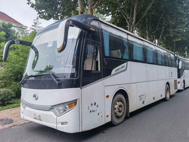 Used Kinglong Bus Low Kilometer Used Coach Bus For Africa 50 Seats Single Door Model XMQ6112