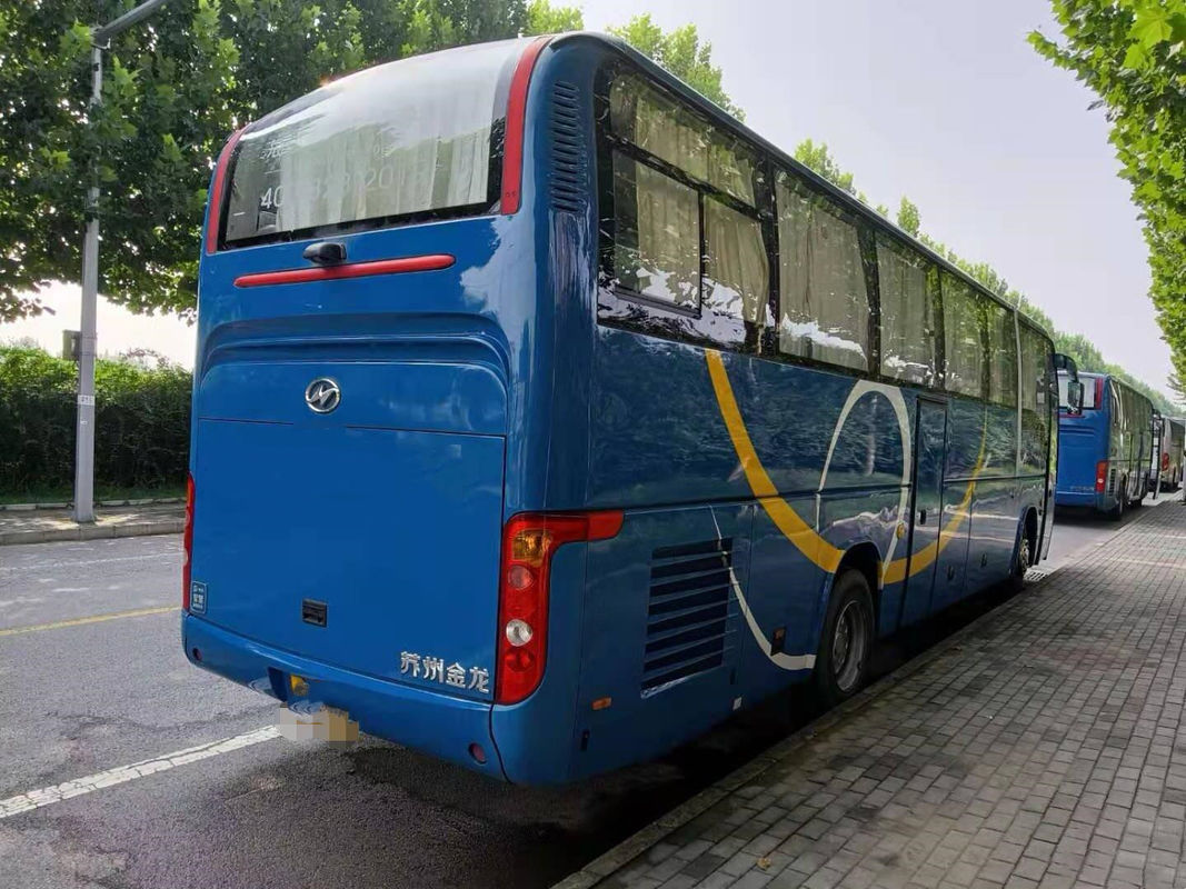 Used Higer Bus Coach Airbag Chassis Tourist Coach Dingle Door With AC/TV 51seats