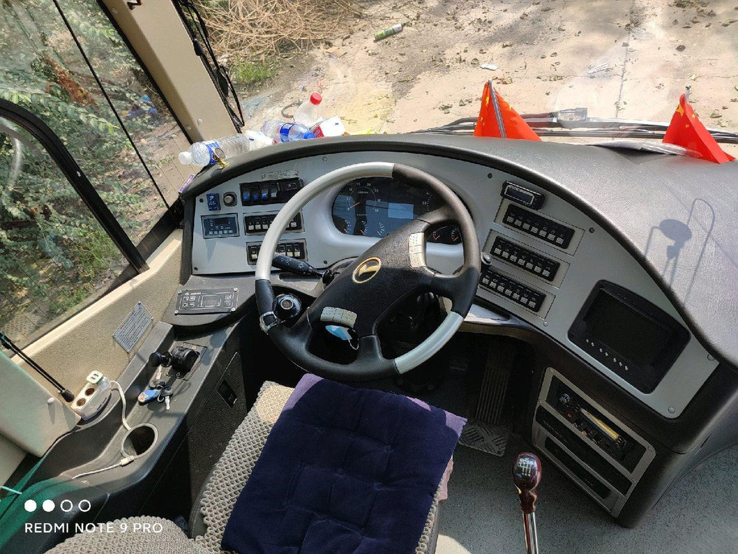 Kinglong 55 Seats Leaf Spring Suspension XMQ6126 Used Shuttle City Passager Coach Bus For Sale