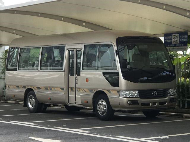 2010 Year 20 Seats Used Coaster Bus 2TR Gasoline Engine Used Mini Bus Toyota Coaster Bus Left Hand Steering