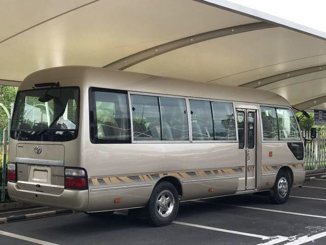 2010 Year 20 Seats Used Coaster Bus 2TR Gasoline Engine Used Mini Bus Toyota Coaster Bus Left Hand Steering