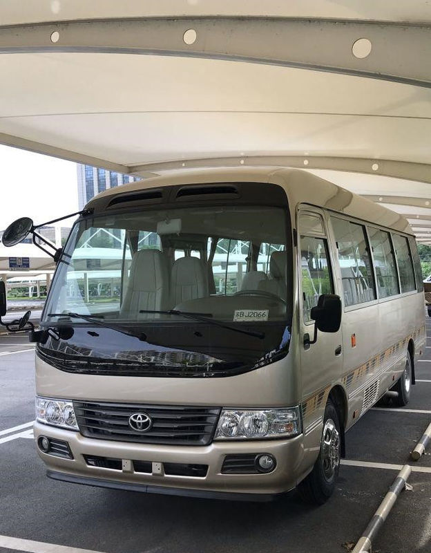 2010 Year 20 Seats Used Coaster Bus 2TR Gasoline Engine Used Mini Bus Toyota Coaster Bus Left Hand Steering