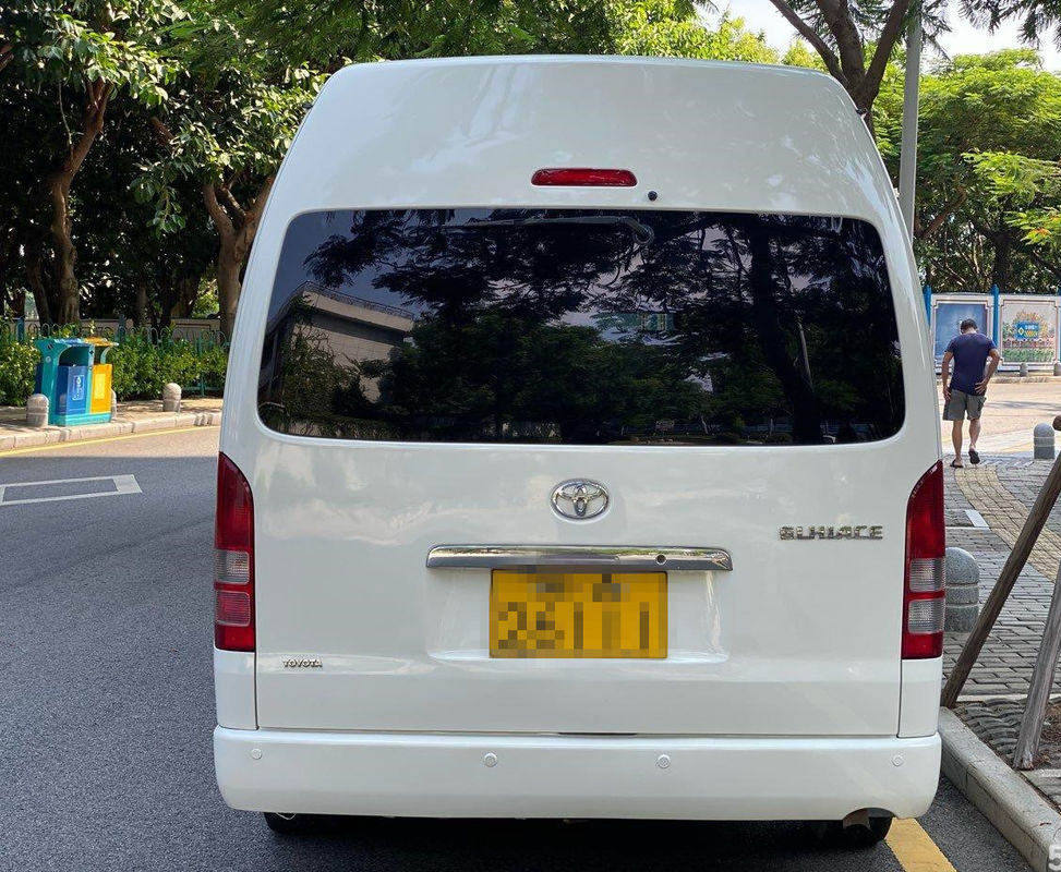 High Roof 2005 Year 13 Seats Gasoline Used Toyota Hiace Used Mini Bus Automatic Transmission