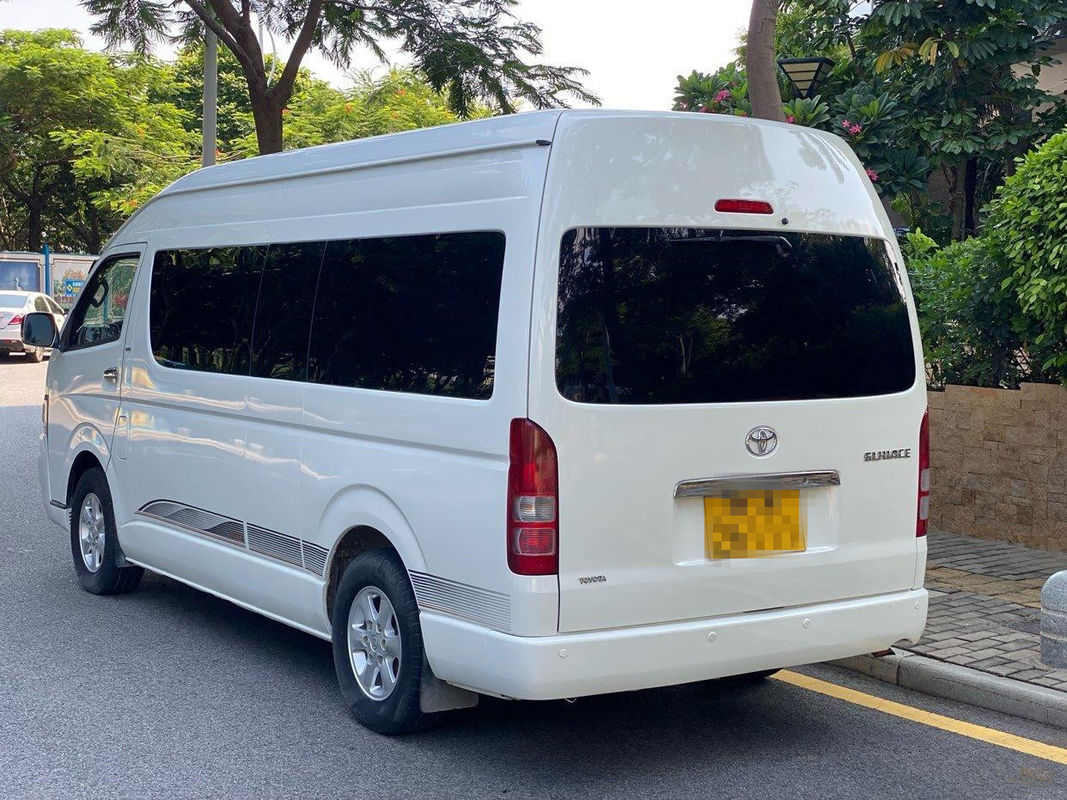 High Roof 2005 Year 13 Seats Gasoline Used Toyota Hiace Used Mini Bus Automatic Transmission