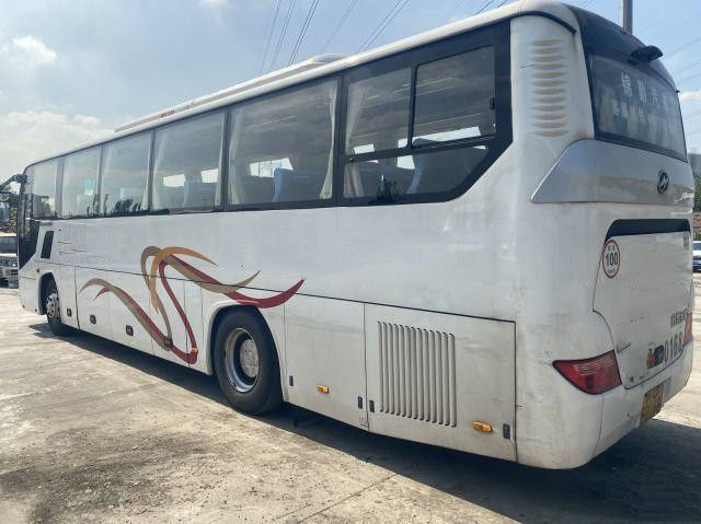 Double Doors Used 47 Seats Higer Coach Buses Used LHD KLQ6115 Yuchai Engine