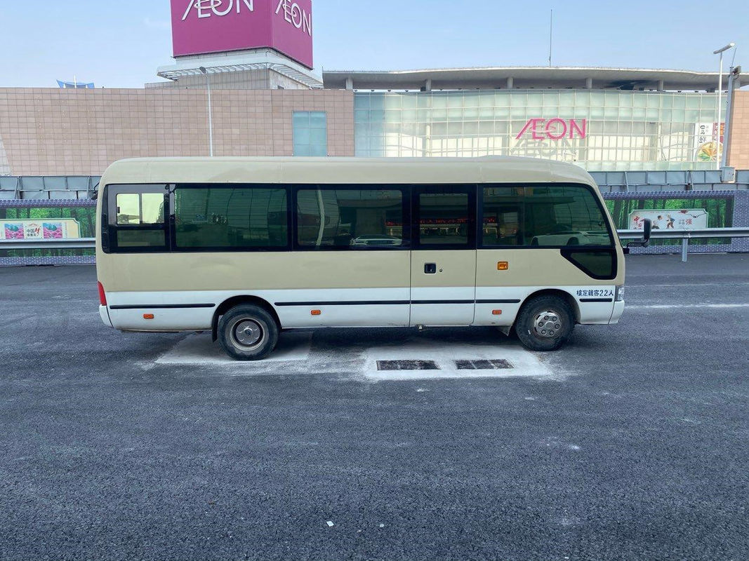 22 Seats 2012 Year Left Hand Steering Used  Toyota Coaster Bus  2TR Gasoline Engine