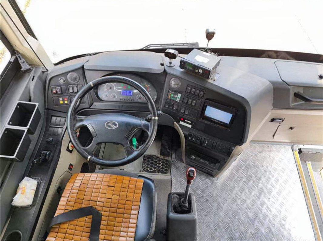 Used Kinglong Coach XMQ6125 Mini Coach Bus 51 Seats Weichai Rear Engine Bus Coach Accessories With Yutong Higer