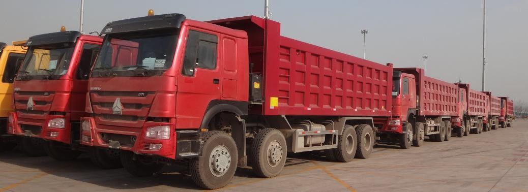 Brand New HOWO 8x4 371HP 25CBM Dump Truck For Mining Transportation