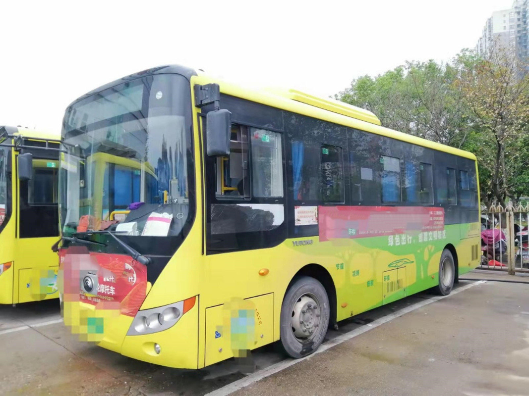 Electric Yutong City Bus ZK6815 To-Yota Hiace Bus 15 Seaters Alternative Energy Buses And Coaches  53 Seats