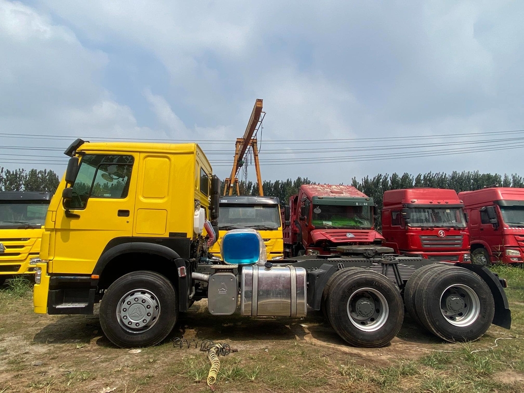 Used HOWO 375hp Tractor Truck 6*4 Second Hand Howo Tractor Head With Good Condition