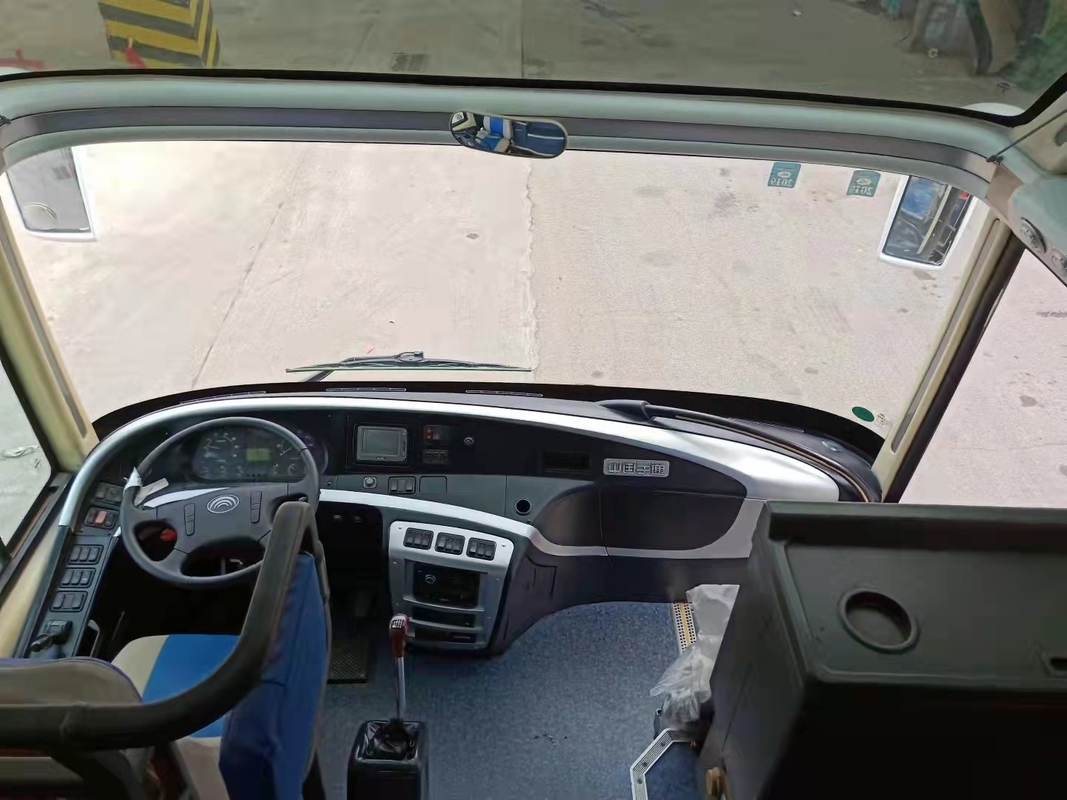 Used Coach Bus Kinglong Brand 51 Seats LHD Rear Engine EURO III
