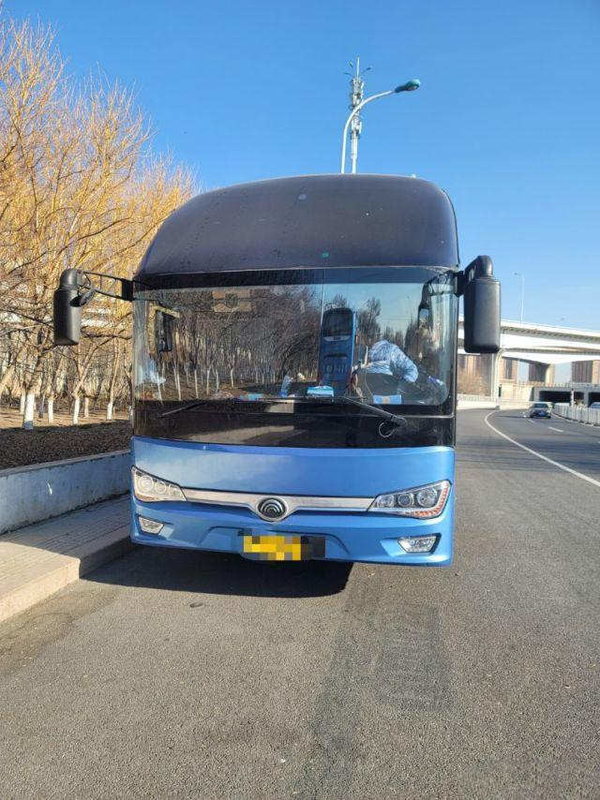 Double Rear Axle Bus Used Yutong Bus ZK6148 56 Seats 2019 Year WP.10