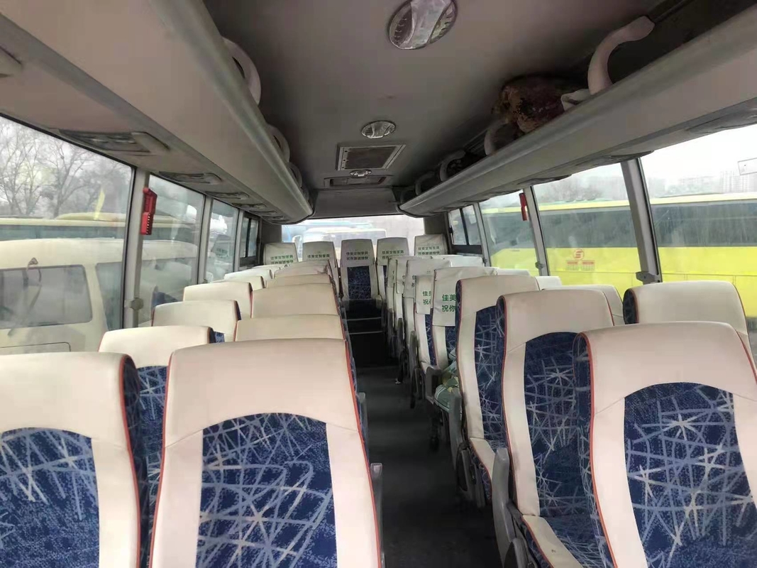 Used Yutong ZK6127 Passenger Coach Bus 206kw 100km/H Rear Engine Left Hand Drive