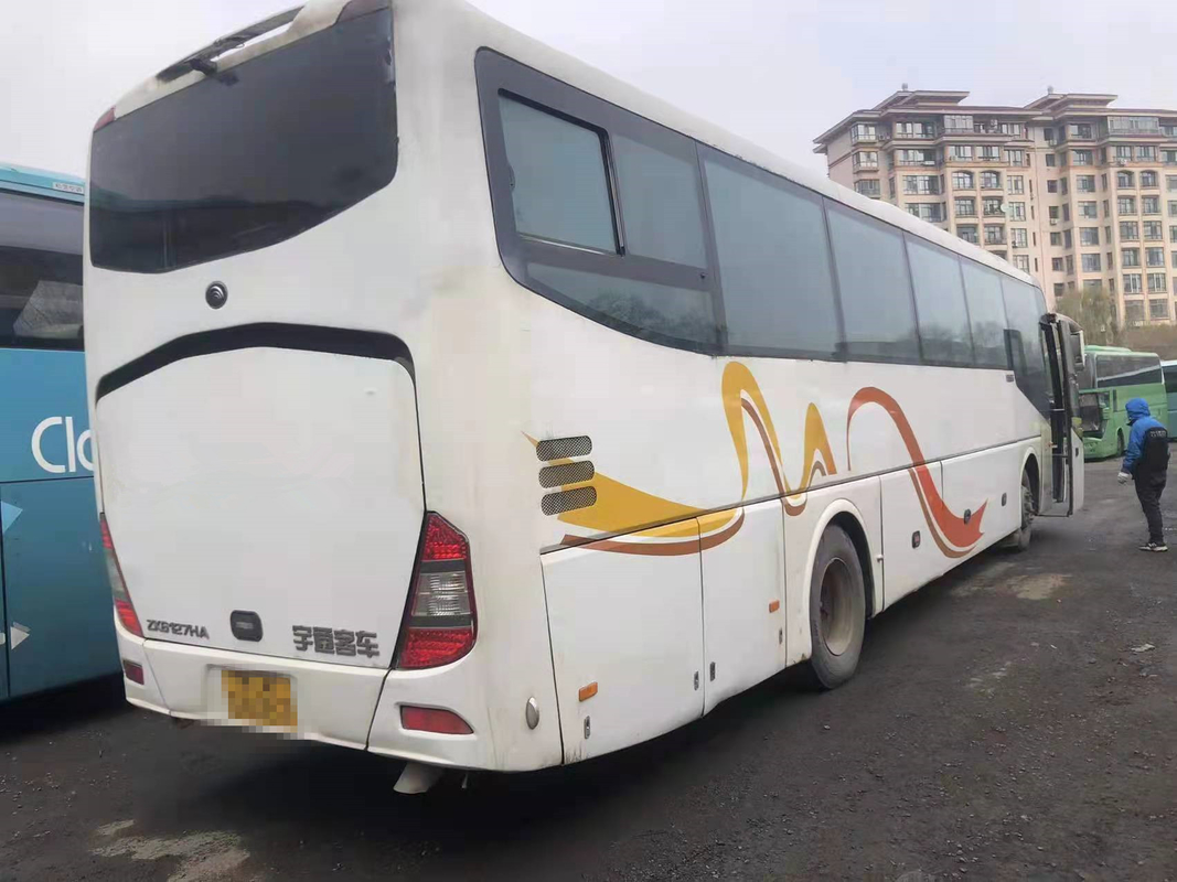 Used Yutong ZK6127 Passenger Coach Bus 206kw 100km/H Rear Engine Left Hand Drive