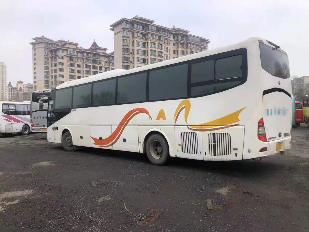 Used Yutong ZK6127 Passenger Coach Bus 206kw 100km/H Rear Engine Left Hand Drive