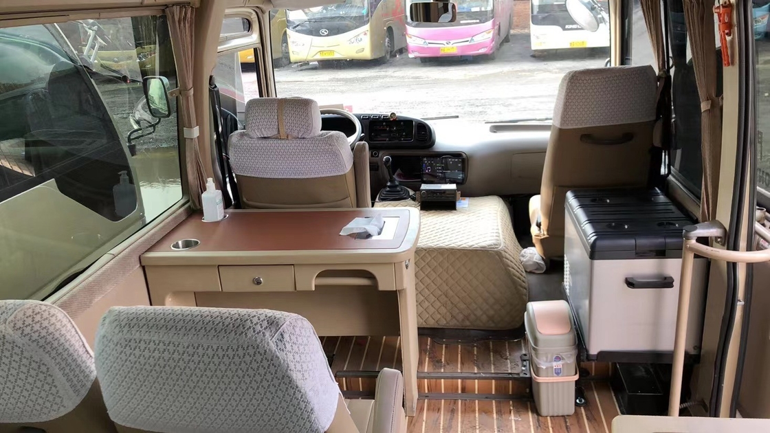 Toyota Used Coaster Bus 30 Gasoline Fuel Used Mini Bus 3RZ Front Engine Bus