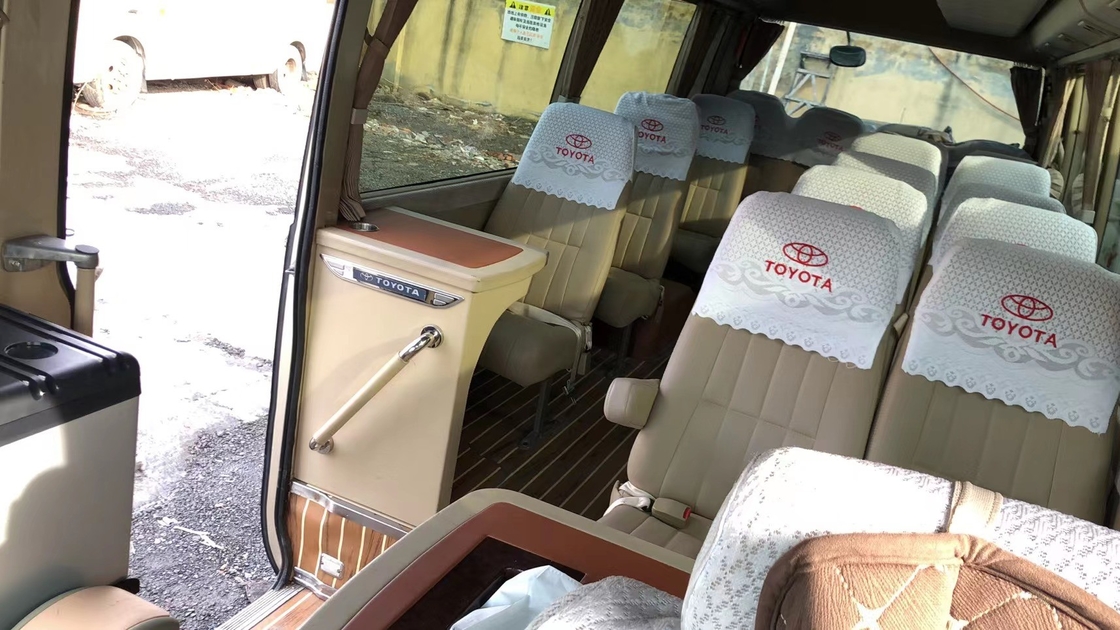 Toyota Used Coaster Bus 30 Gasoline Fuel Used Mini Bus 3RZ Front Engine Bus