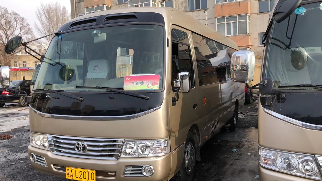 Toyota Used Coaster Bus 30 Gasoline Fuel Used Mini Bus 3RZ Front Engine Bus