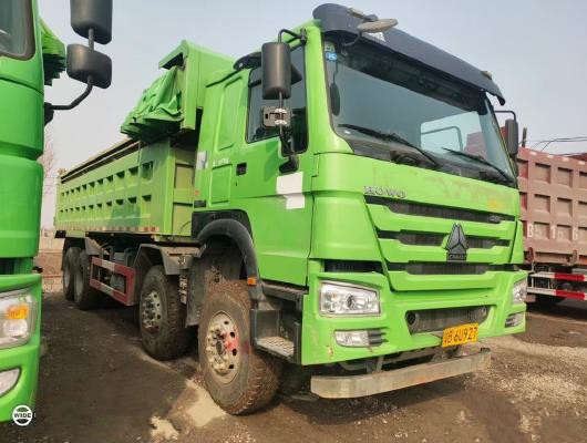 Second Hand  Mitsubishi Fuso Dump Truck 8*4 With 371hp Engine 40ton Load For Sale