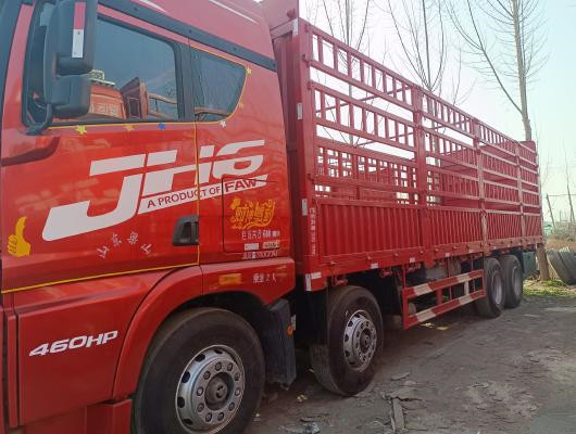 FAW Used  8x4  18 Ton Cargo Trucks With  12wheels Used For Cargo Use In Good Condition
