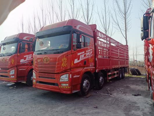 FAW Used  8x4  18 Ton Cargo Trucks With  12wheels Used For Cargo Use In Good Condition