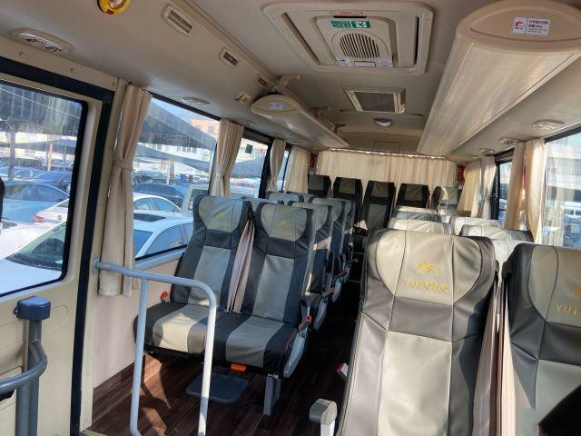 Second Hand Yutong ZK6728 Buses Used Golden Color Yuchai Engine Buses 28 Passengers  Coach Bus In 2019 Year