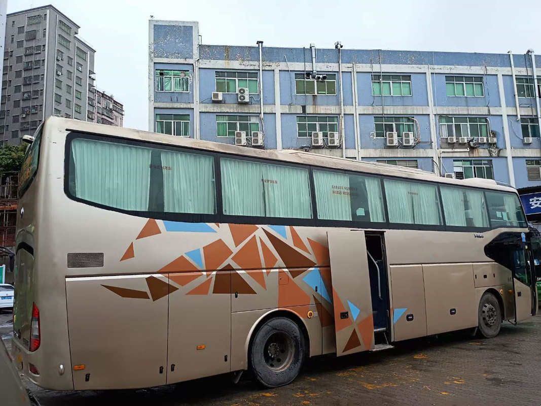 Used Yutong Brand 2015 Year Tour Coach Bus ZK6126 Used Diesel Weicahi Engine 375hp Bus Used Double Doors EURO III Bus