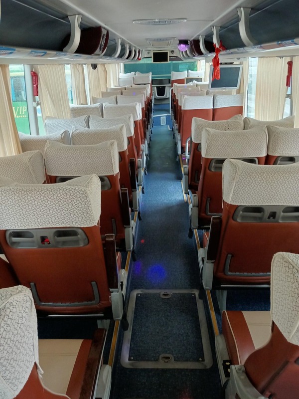 Used Yutong Brand 2015 Year Tour Coach Bus ZK6126 Used Diesel Weicahi Engine 375hp Bus Used Double Doors EURO III Bus