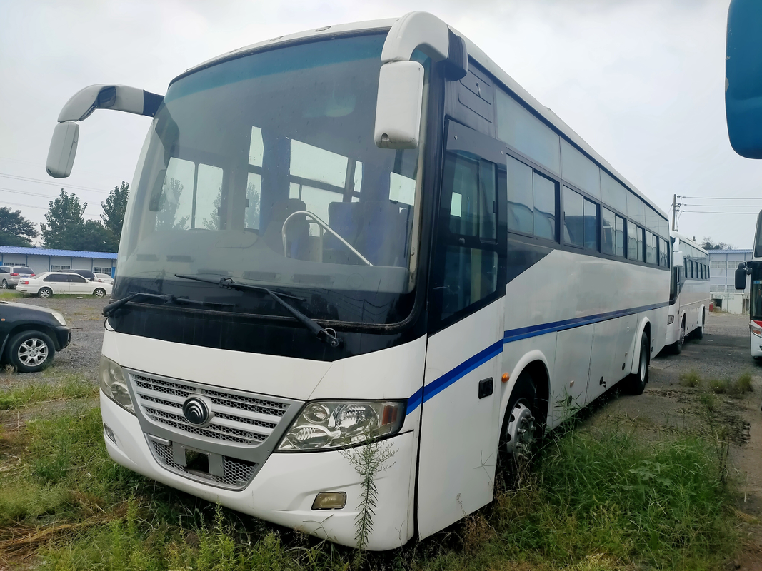 Used Yutong Bus 2018 Year Made In China Used Diesel LHD Coach Bus Used White 51 Seats Front Engine Bus