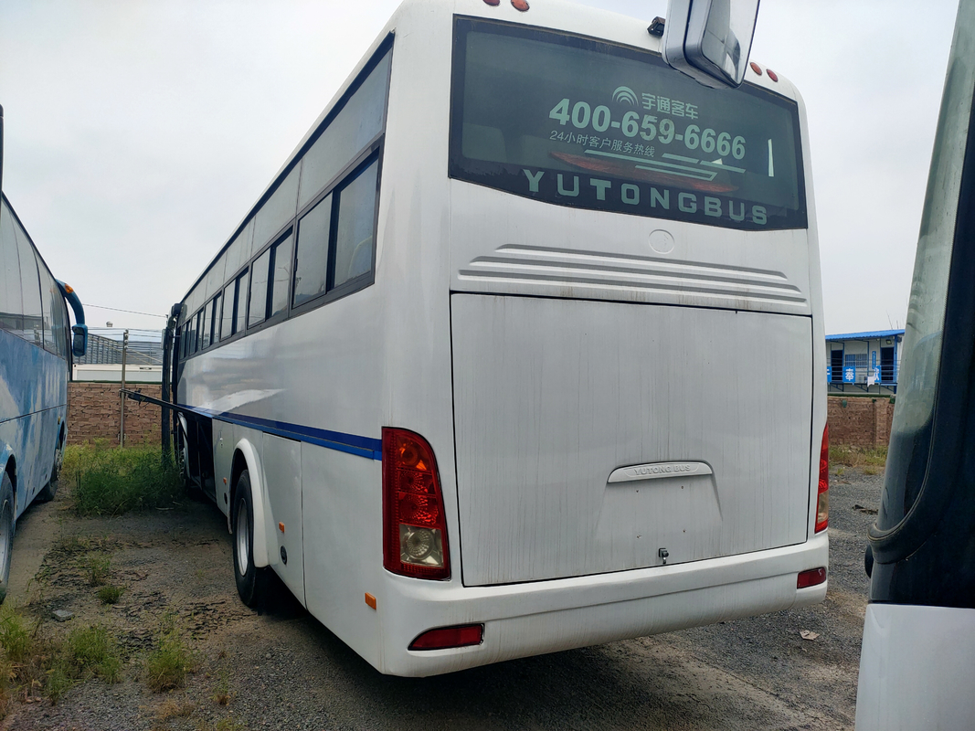Used Yutong Bus 2018 Year Made In China Used Diesel LHD Coach Bus Used White 51 Seats Front Engine Bus