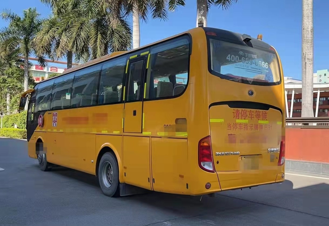 Used Coach Bus Cummins Engine For Yutong Bus 2014 Year ZK6107 60 Seats Yutong Bus For Sale