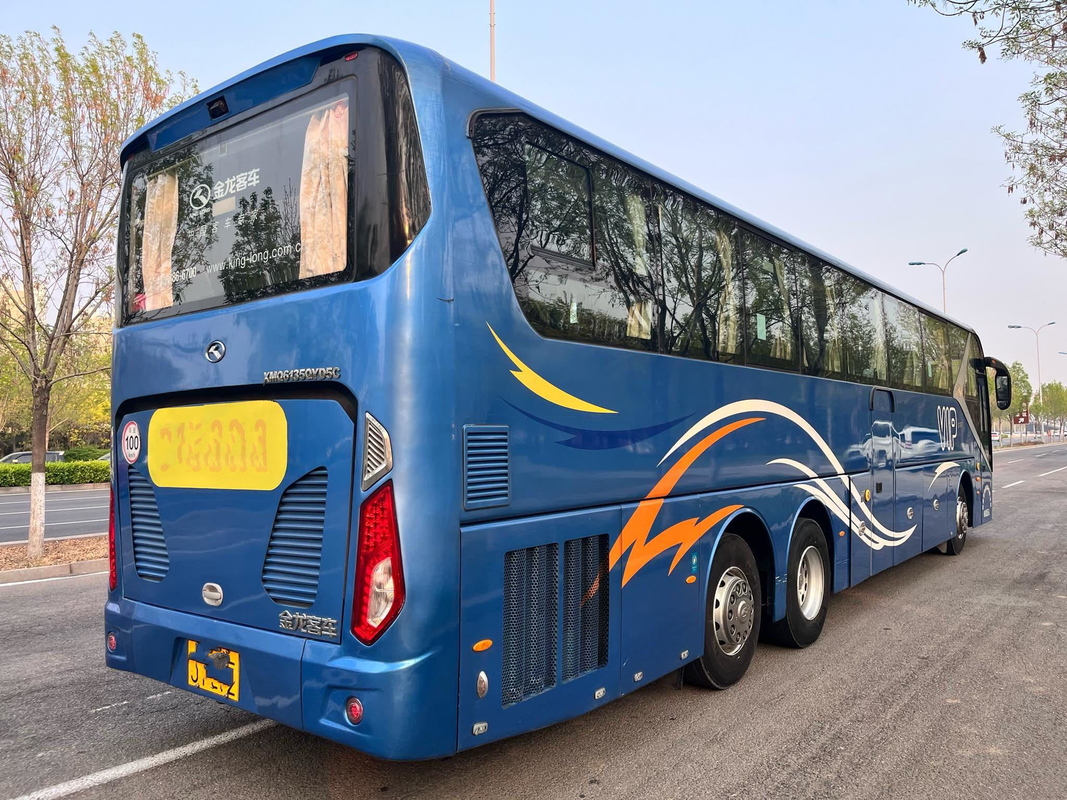 Kinglong Bus New XMQ6135 Used Coach Buses 56 Seats LHD Front Engine Double Axle