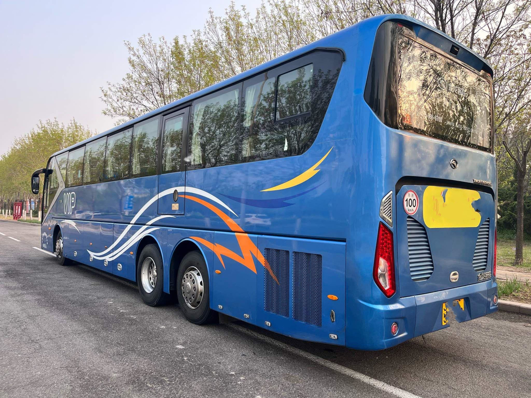 Kinglong Bus New XMQ6135 Used Coach Buses 56 Seats LHD Front Engine Double Axle