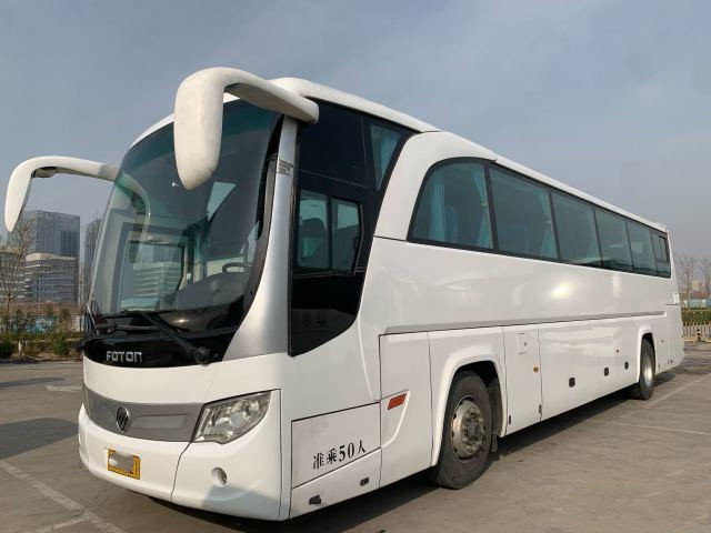 Foton Bus Used Coach BJ6120 Used Yutong Bus 50seats 2018 Yuchai 330hp Two Doors