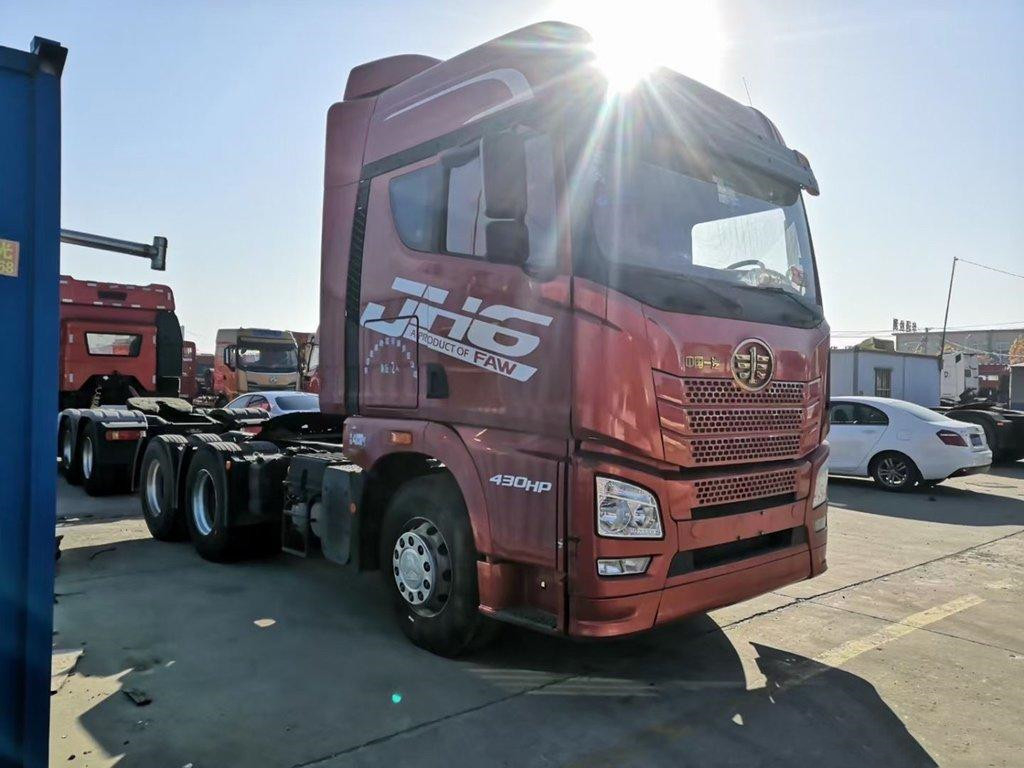 FAW JH6 Used Tractor Truck 6*4 430hp Diesel Weichai Engine 11.596L Manual LHD
