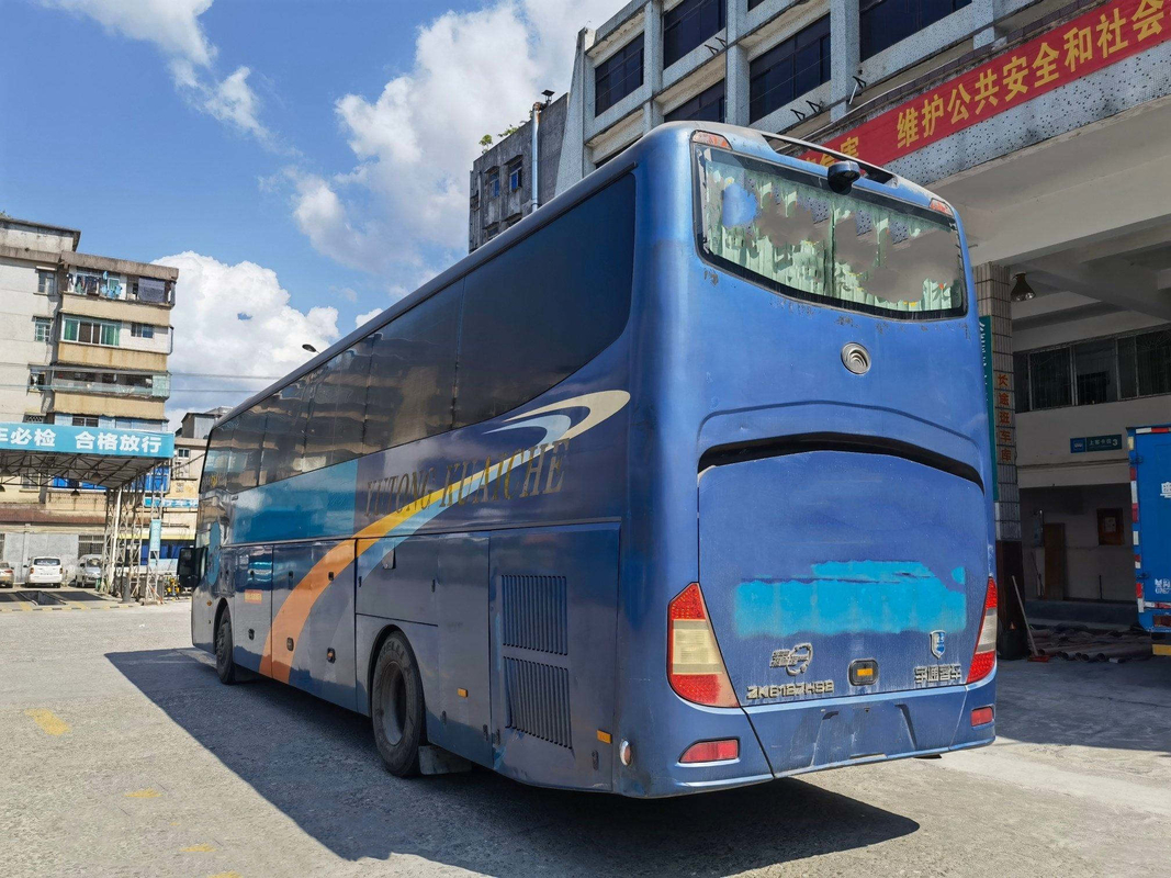 Yutong ZK6127 Used Coach Bus 53seats Two Doors Airbag Chassis Luxury Second Hand Bus