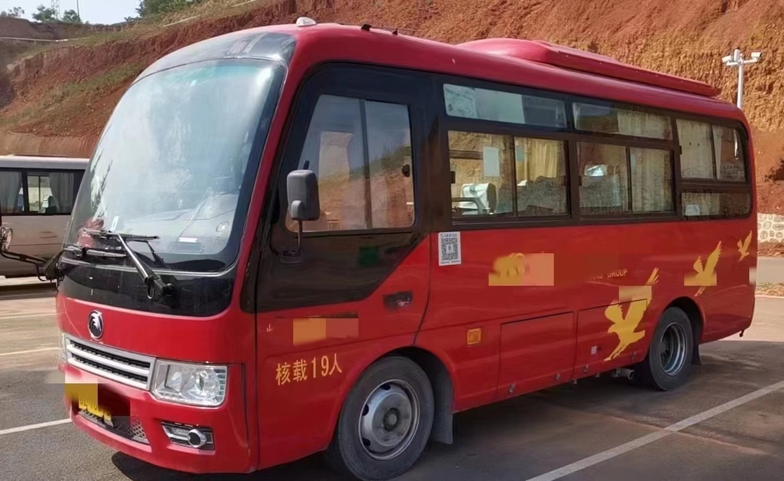 2017 Year 19 Seats Used Yutong Bus Model ZK6609D Mini Bus Left Hand Drive Front Engine 2 Axle
