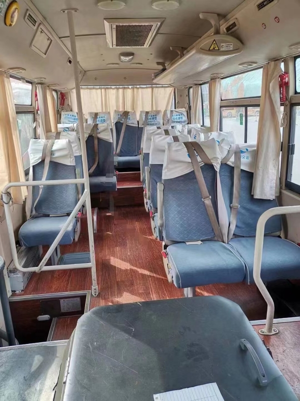 2017 Year 19 Seats Used Yutong Bus Model ZK6609D Mini Bus Left Hand Drive Front Engine 2 Axle