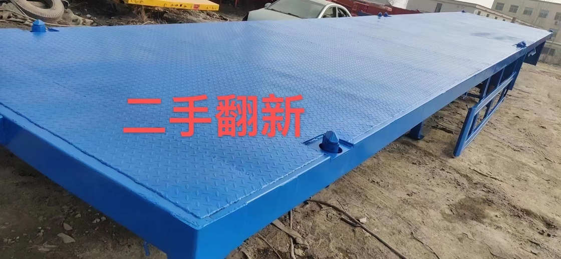 Semitrailer Second Hand Semi Trailers 13-15Tons Low-Flat Semi-Trailer 3/4/5/6 Axle