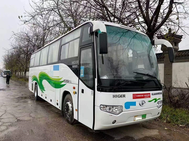 47 Seats Electric Used Higer Bus KLQ6109ev Used Coach Bus New Fuel No Accident