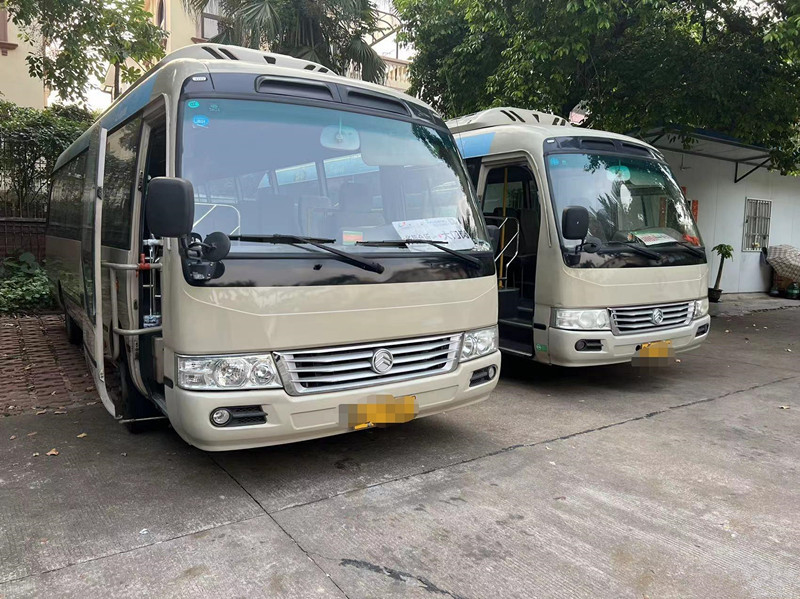 34 Seats Used Coaster Bus Used Mini Bus XML6809 With Electric Engine Left Hand Steering