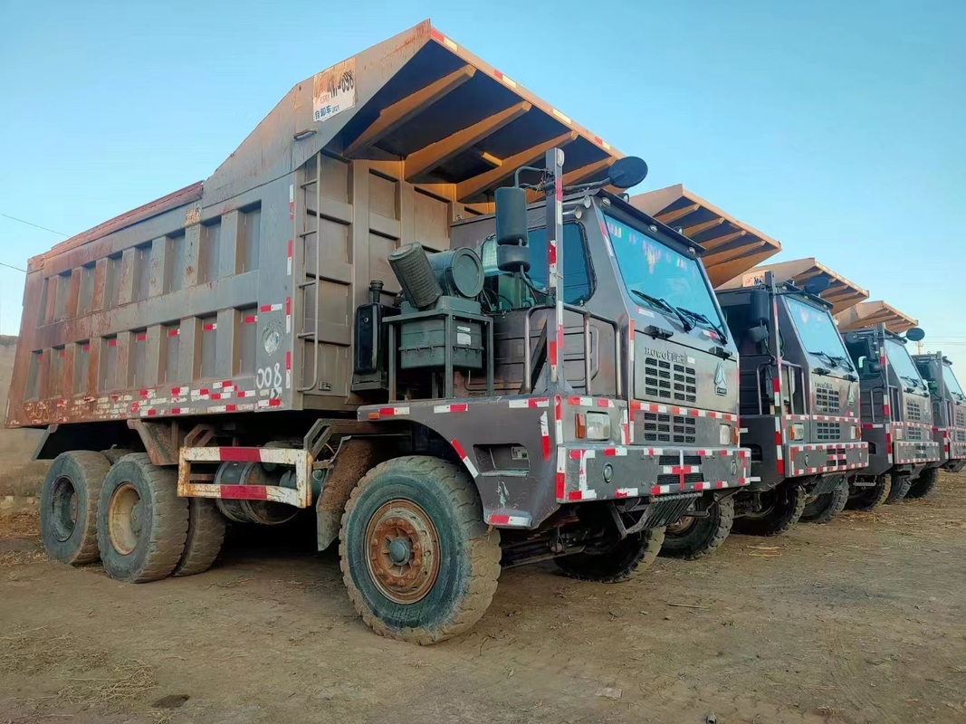 Sino HOWO Used Dump Truck Dumper With 430HP Engine 120 Ton Load Used For Mine
