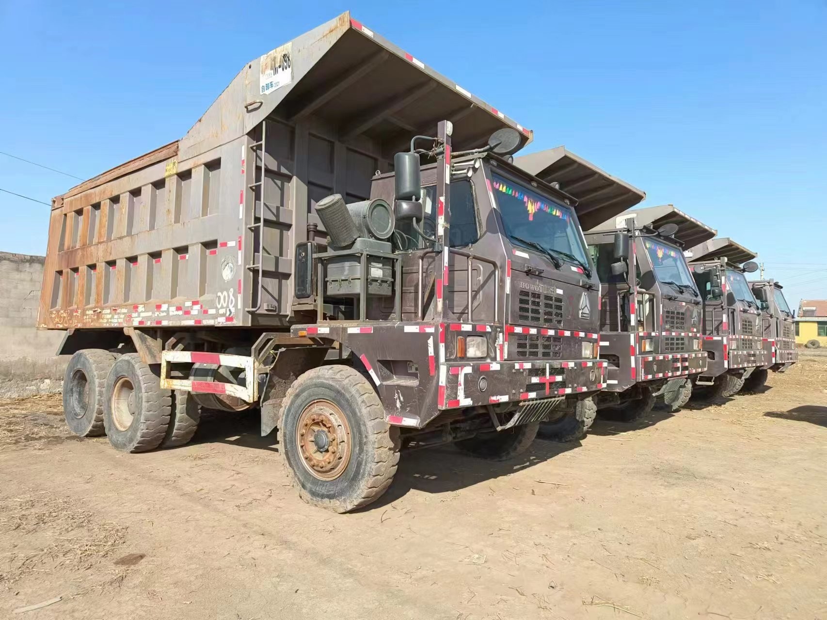 HOWO Mining Dump Truck With 80 120 Tons Second Hand Truck For Sale