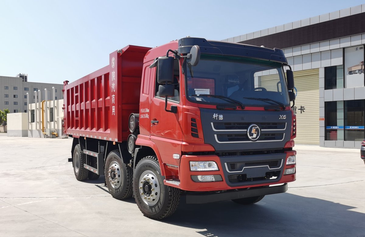 Dump Truck Cebu For Shacman X6 Tipper 220hp Yuchai Engine With 8 Wheels