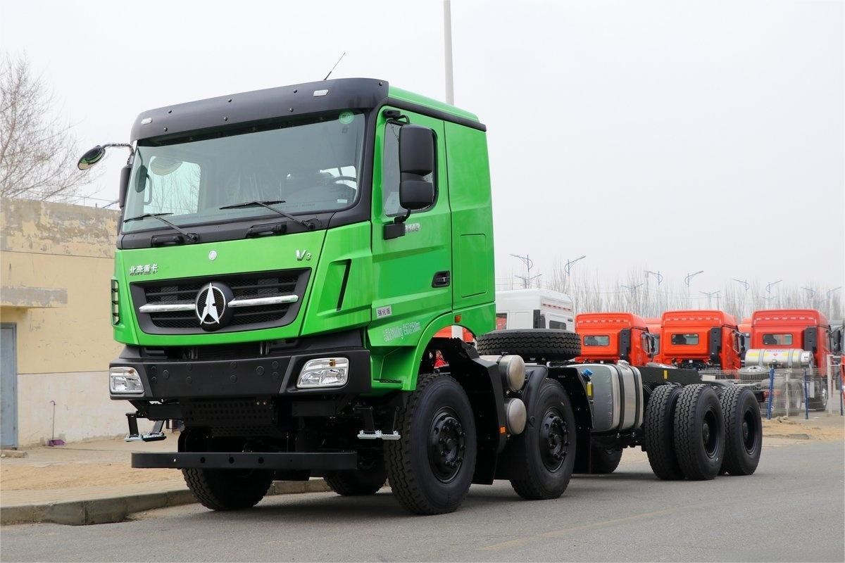 430HP 8X4 6.5m Airbag Shock-Absorbing Seat U-Shaped Cargo Box Beiben ...