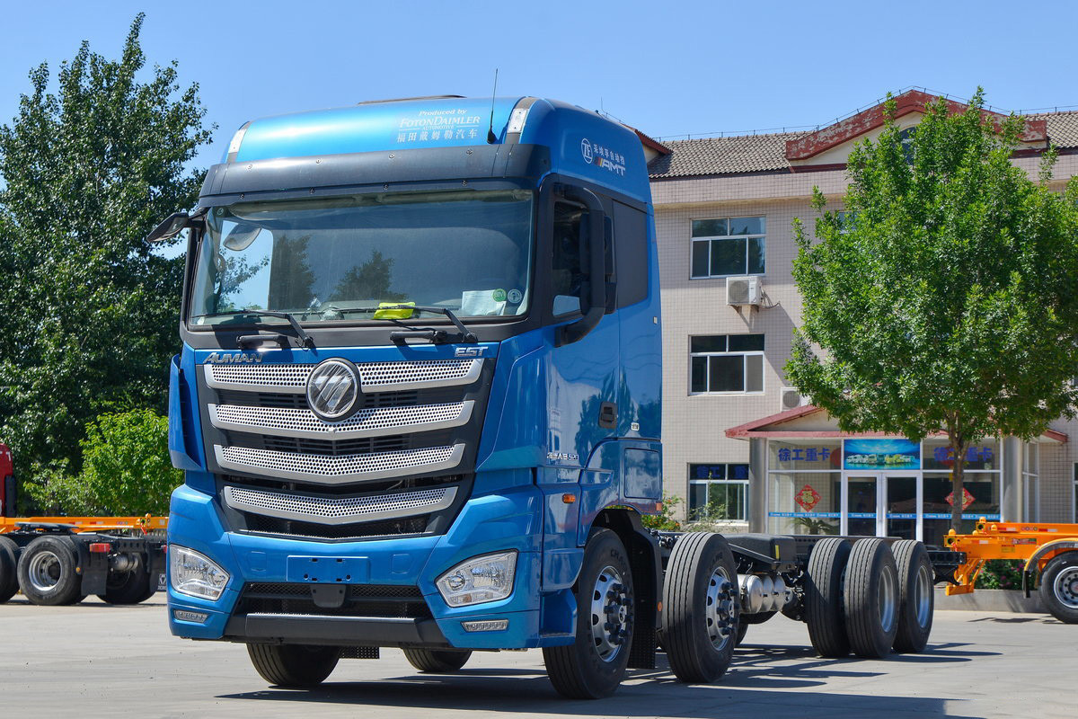Foton Auman Truck Half-Row Seat 520HP 8X4 9.53m AMT Automatic ...