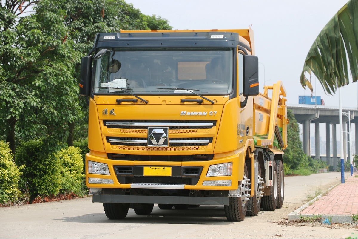 Tipper Machine Drive Used Tipper Truck 400hp XCMG G7 8*4 Drive Mode Construction Material ...